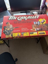 Tin Can Alley Vintage Game by ideal - Dr Pepper Cans 