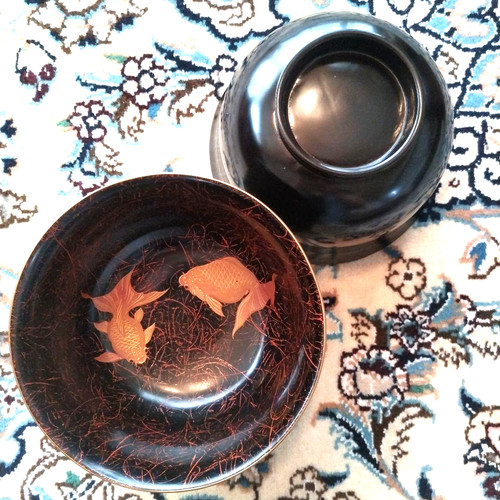 Japanese antique makie lacquer - antique,