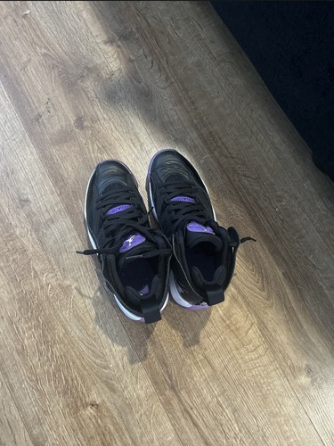 Nike air jordan black - 1, black,purple