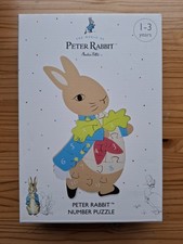 New Peter Rabbit Wooden Number