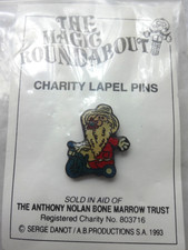 MR MCHENRY - The Magic Roundabout - Vintage - PIN BADGE