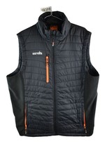 Scruffs Womans Padded Sleeveless Gilet Vest Size XL Black Workwear Construction