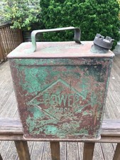 vintage power petrol fuel can