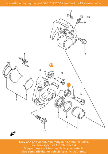 Suzuki boot 59312 45200 oem - suzuki,