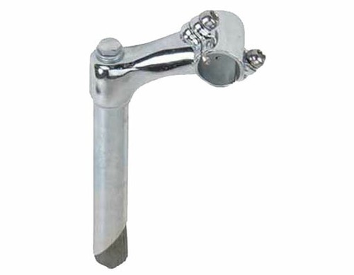 Steel plated screw gooseneck - plated, 2-screw