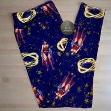 Channel Your Inner Heroine: Wonder Woman Lasso of Truth Blue Leggings