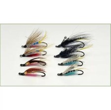8 Single Salmon Flies, Potato