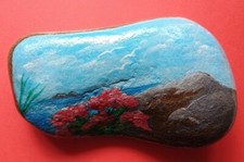 Hand Painted Pebble Stone Rock
