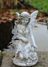 Garden Ornaments Solar Cherub