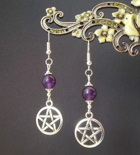 Pentagram and amethyst - and,
