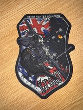 Dynamic Vectors Crow F-15E patch - 494th Fighter Squadron RAF Lakenheath (Colour