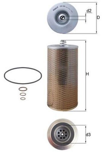 Fits filtry knecht mahle ox - filtry, /