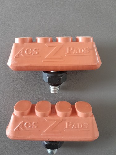 Pair vintage bmx acs pads - bmx,