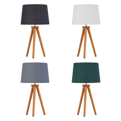 Dark oak wood tripod - oak,