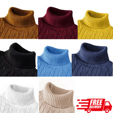 Men's Turtleneck Sweater Warm