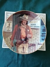 Collector Plate John Wayne Franklin Mint Ltd Edition with Certificate