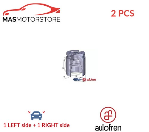 Brake caliper piston pair - caliper,