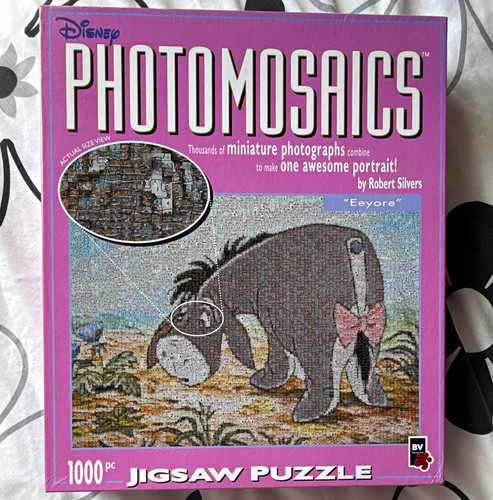Disney photomosaics eeyore - photomosaics,