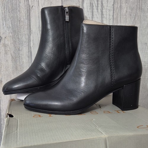 Clarks freva zip black - black, leather