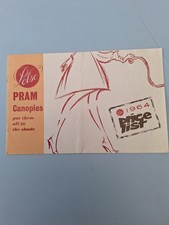 Pelso Pram Canopy Catalogue 1964