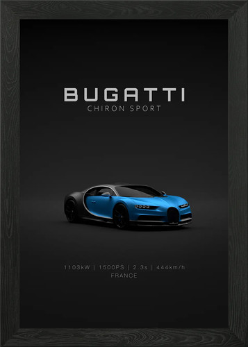 Bugatti chiron sport blue - sport,