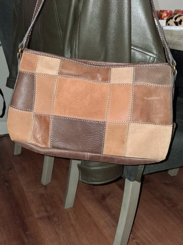 Fossil patchwork leather - fossil,