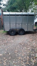 10ft Stock or plant Trailer GWO solid ally floor.
