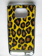 Samsung Galaxy S2 i9100.Hard Case/Cover Leopard Print,Chrome Shell,SALE