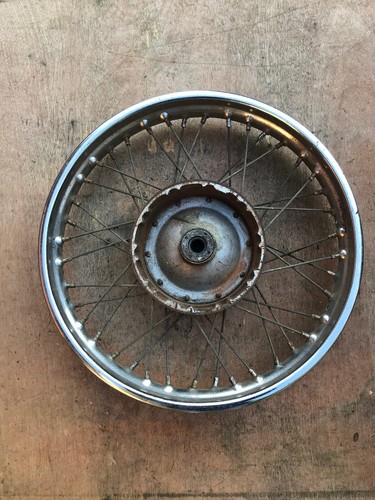 Triumph tiger 100 front wheel - front,