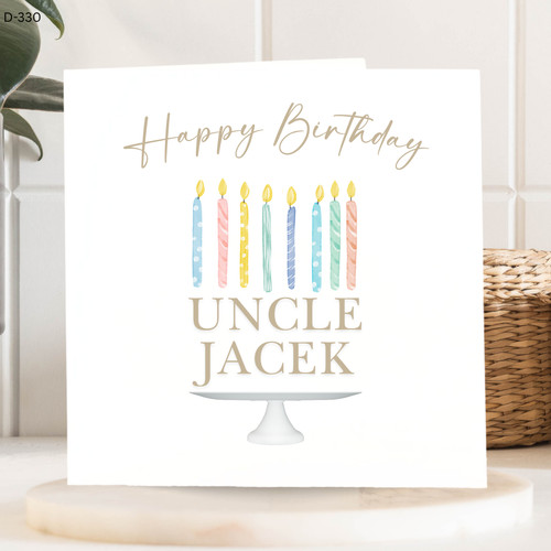Birthday card for uncle - card,