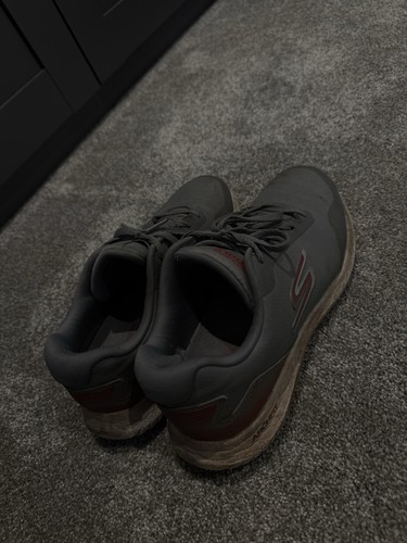 Grey red sketchers - grey/red,