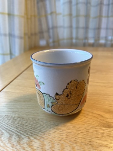 Denby rare hand painted - hand, cup