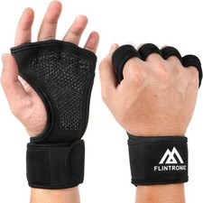 flintronic Open Workout Gloves, Weight Lifting Gloves With Wrist Support, Gym Gl