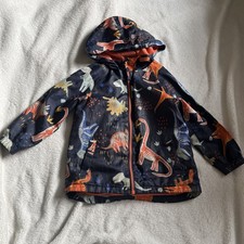 Dinosaur blue raincoat zip - dinosaur,
