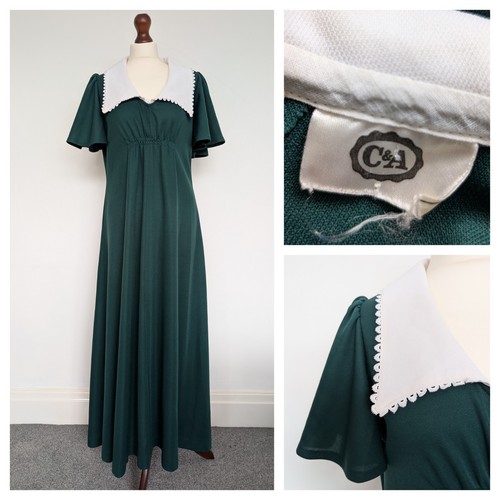 True vintage 70s collared - 70s, maxi
