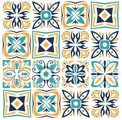 Tile stickers mosaic transfers - tile,