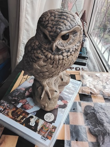Poole pottery owl signed - poole,