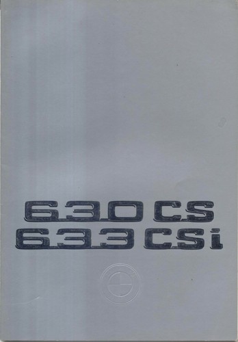 Bmw series 630 633 - 633, csi