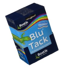 Blu Tack Multipurpose Adhesive Reusable Clean Safe and Use Non-Toxic clean