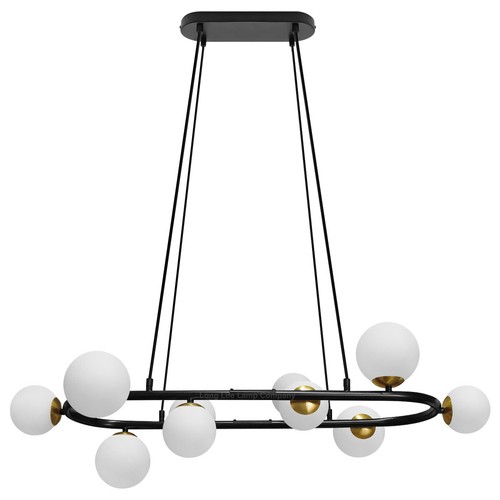 Black circular bar ceiling - circular,