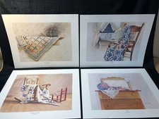 Set Of 4 Lou Davenport Vintage