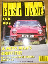 Fast Lane Oct 1991 TVR V8 S, Mazda 121, VW Polo G40, Corrado G60