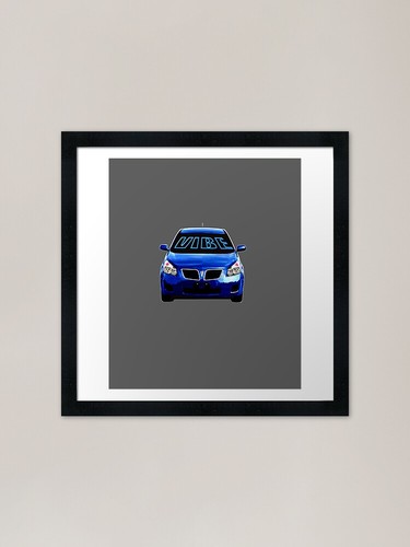 Pontiac vibe framed art - framed, print