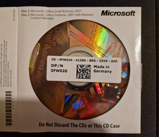 Microsoft Office Small Business 2007 + Outlook & Business Contact Manager + Key