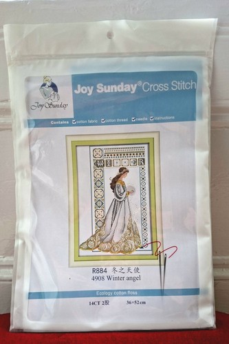 Joy sunday winter angel cross - joy,
