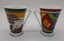 2x Wren Art Deco Bone China