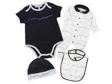 Emporio Armani Baby Gift Set White And Blue 12 Month Old Rrp £140 #AS425