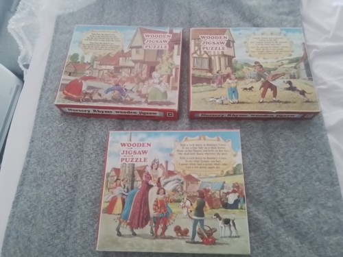Vintage nursey rhyme jigsaw - vintage,