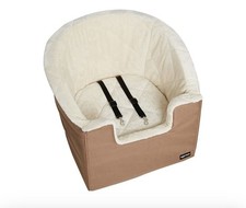 Amazon Dog Car Seat, Pet Car Booster, Beige/Tan