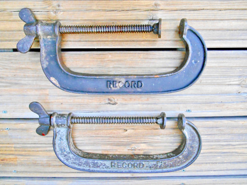 Pair vintage record g - pair, of